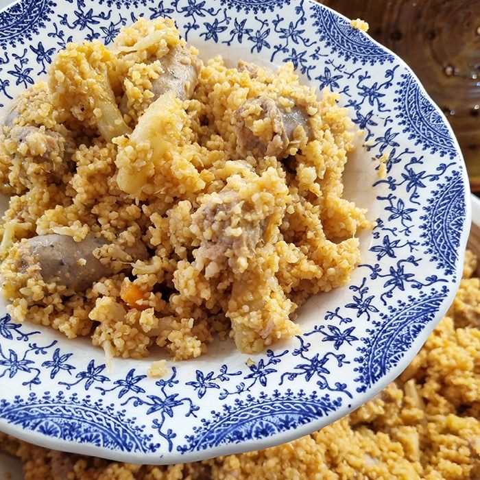 Cous cous di salsiccia e cavolfiore