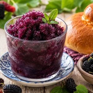 Granita ai gelsi neri