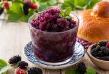 Granita di gelsi neri