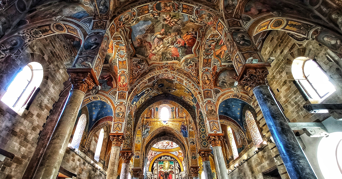 Una chiesa d’oro nel centro storico di Palermo sotto la quale si cela un antico passaggio segreto