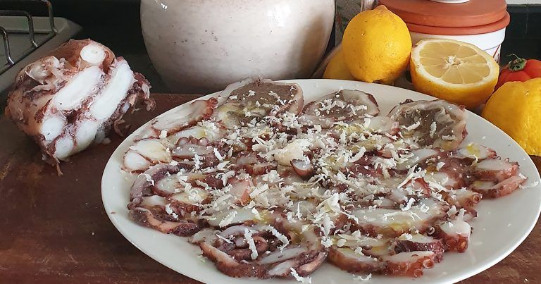 Carpaccio di polpo