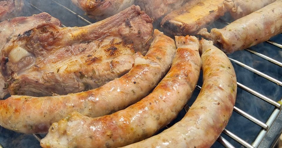 Grigliata di carne del menù di Ferragosto