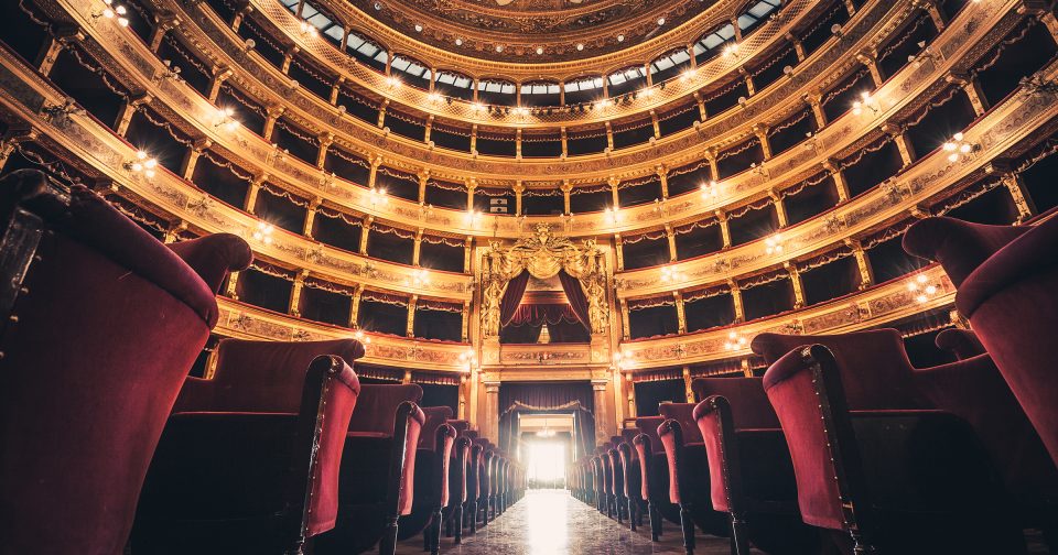 Interno del Teatro Massimo di Palermo
