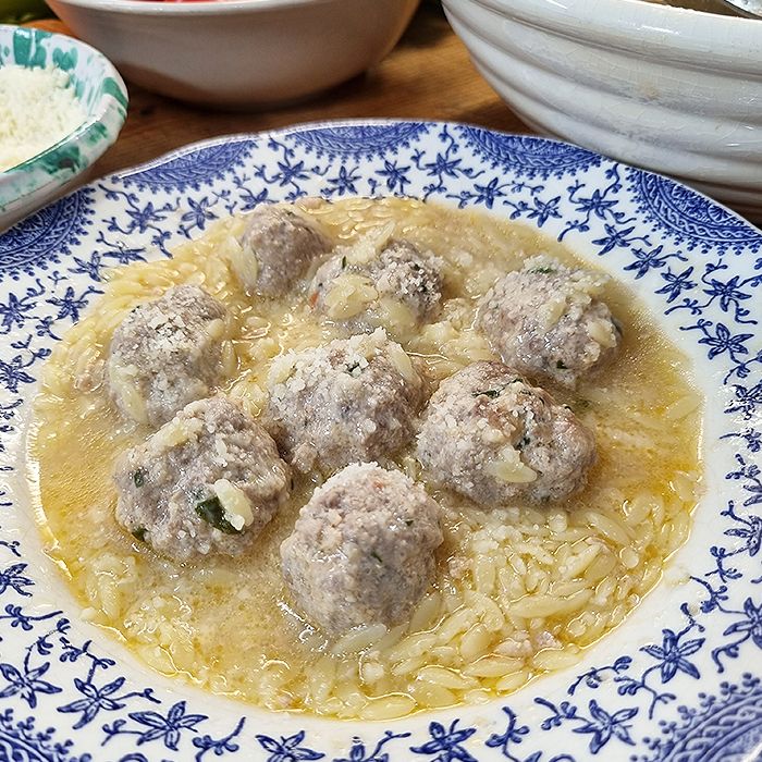 Polpettine in brodo