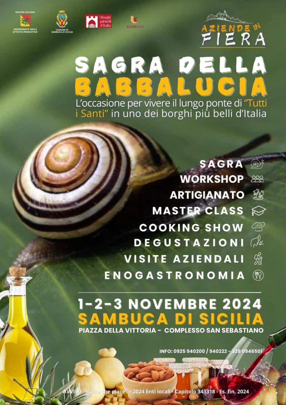 Locandina Sagra della babbalucia a Sambuca di Sicilia