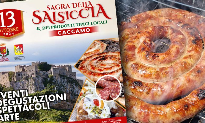 Locandina Sagra della Salsiccia a Caccamo