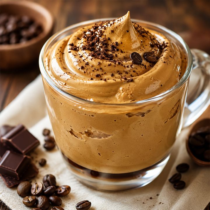 Crema al caffè cremosa fatta in casa