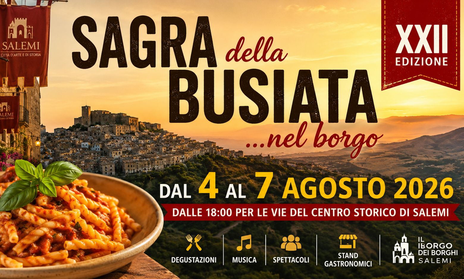 Sagra della busiata Salemi 2026