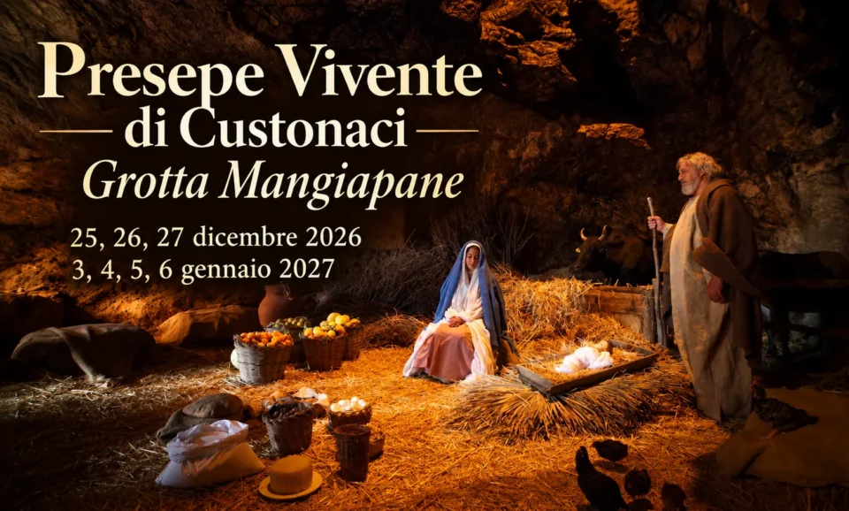 Presepe vivente Custonaci: la Natività nella Grotta Mangiapane