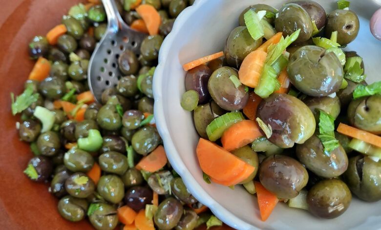 Olive schiacciate