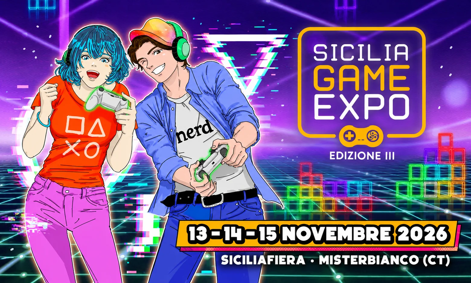Sicilia Game Expo, grafica dell’edizione 2026