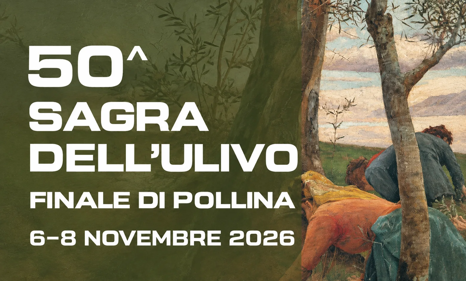 Sagra dell’Ulivo a Finale di Pollina, grafica dell’edizione 2026